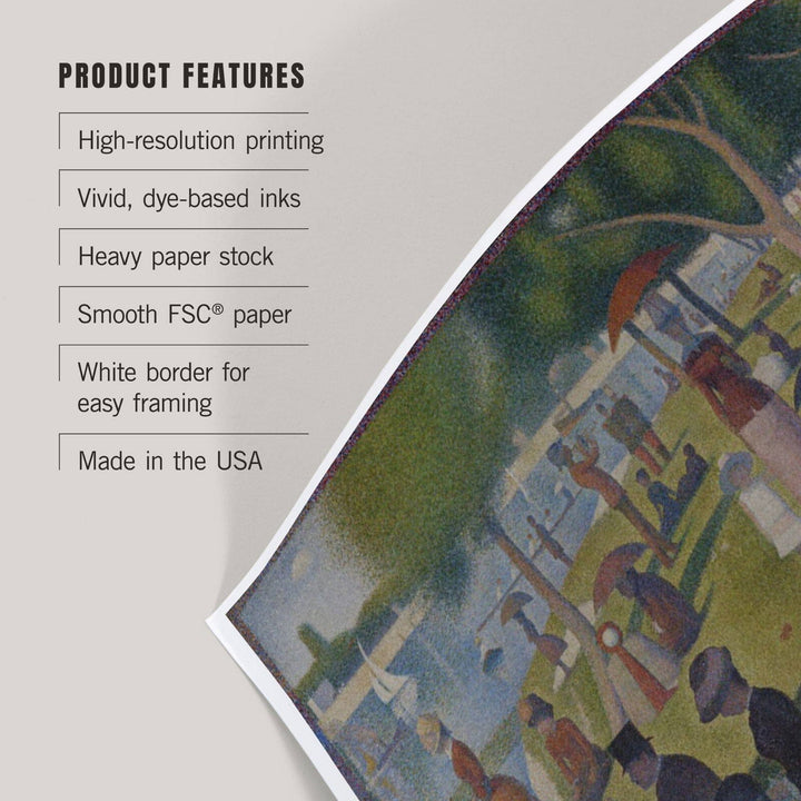 A Sunday Afternoon (Artist: Georges-Pierre Seurat) c. 1884, Masterpiece Classic, Art & Giclee Prints Art Lantern Press