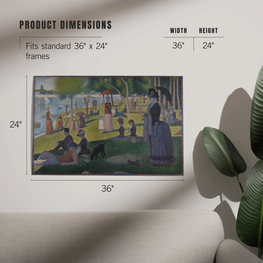 A Sunday Afternoon (Artist: Georges-Pierre Seurat) c. 1884, Masterpiece Classic, Art & Giclee Prints Art Lantern Press