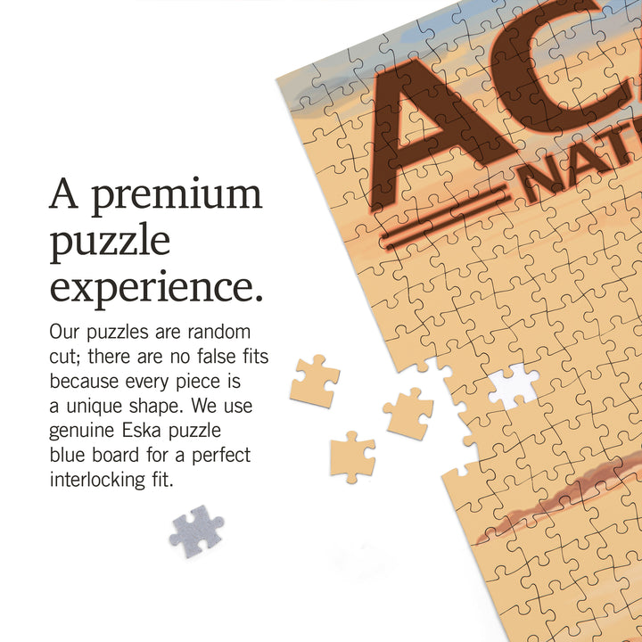 Acadia National Park, Maine, Bass Harbor Lighthouse, Jigsaw Puzzle Puzzle Lantern Press