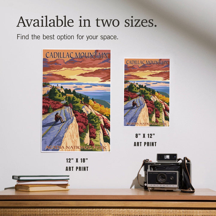 Acadia National Park, Maine, Cadillac Mountain, Painterly Series, Art & Giclee Prints Art Lantern Press