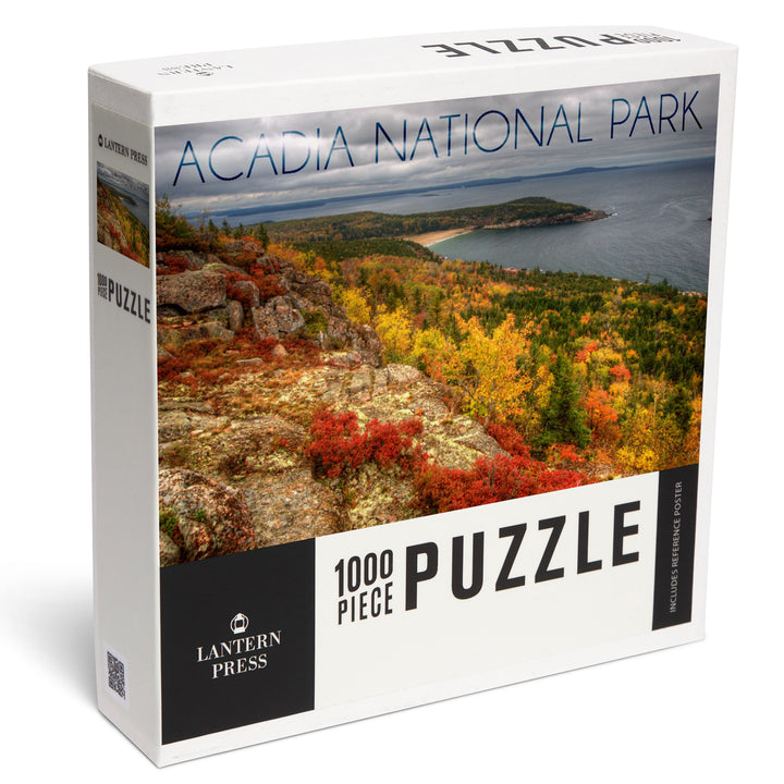 Acadia National Park, Maine, Fall Scenery, Jigsaw Puzzle Puzzle Lantern Press