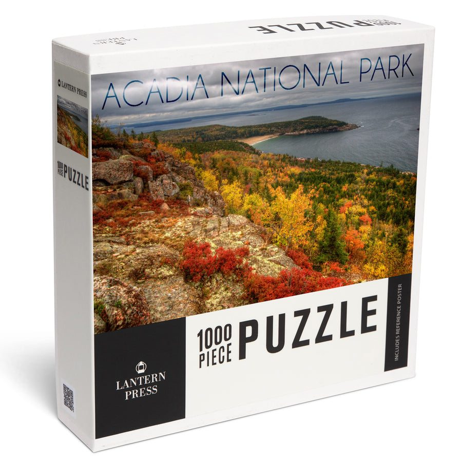 Acadia National Park, Maine, Fall Scenery, Jigsaw Puzzle Puzzle Lantern Press
