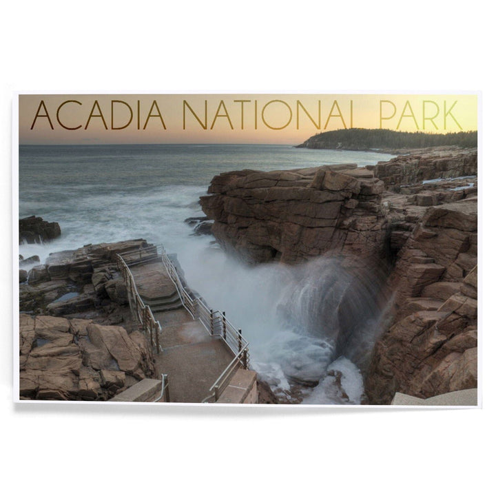 Acadia National Park, Maine, Thunder Hole, Art & Giclee Prints Art Lantern Press