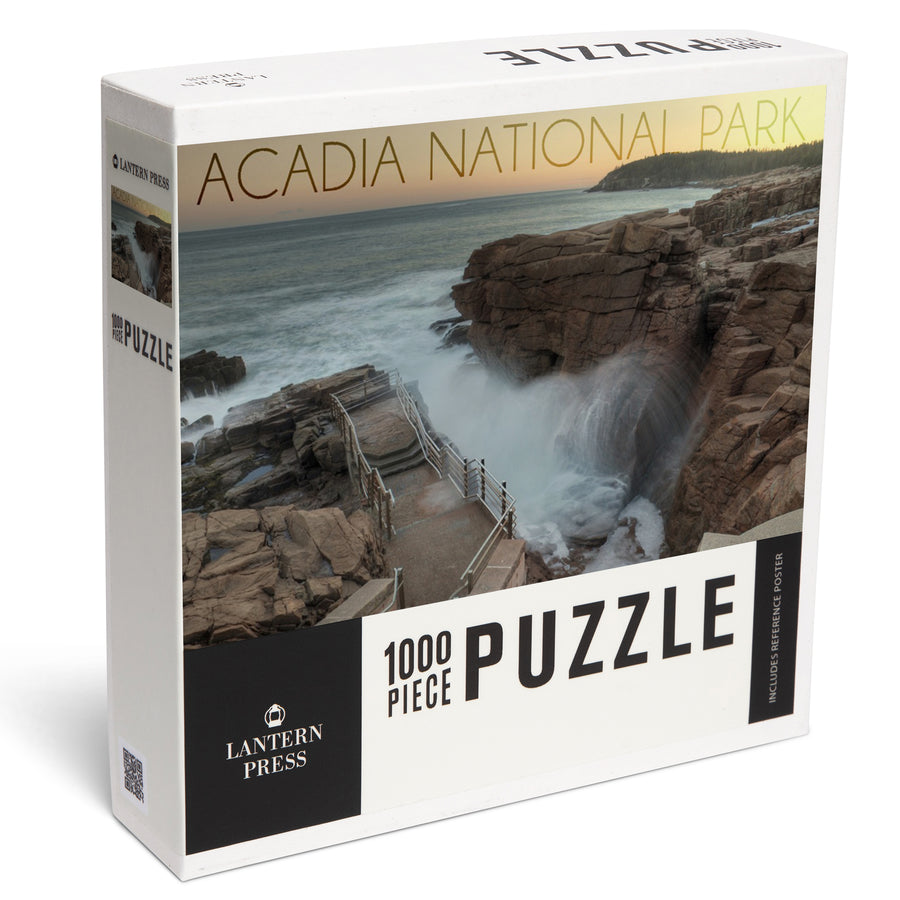 Acadia National Park, Maine, Thunder Hole, Jigsaw Puzzle Puzzle Lantern Press