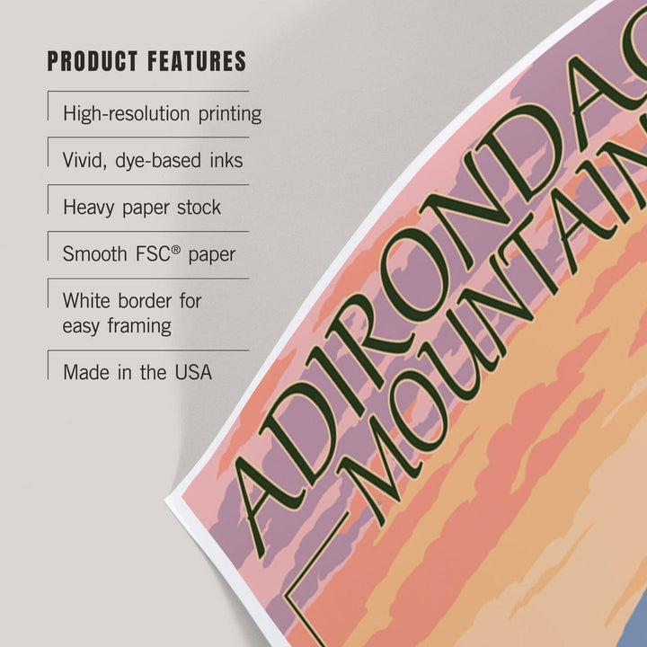 Adirondacks Mountains, New York State, Bears and Spring Flowers, Art & Giclee Prints Art Lantern Press