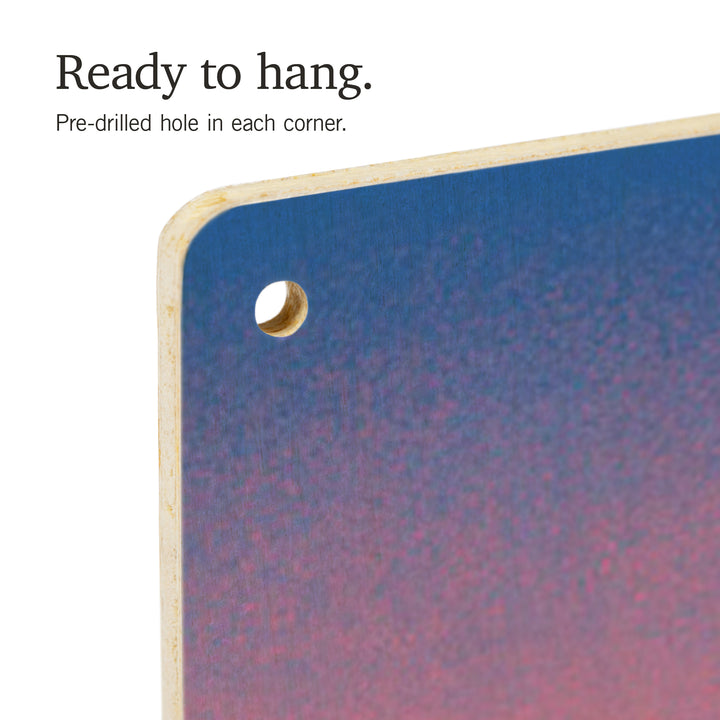 Alaska, Shred the Gnar, Snowboarding, Wood Signs and Postcards Wood Lantern Press