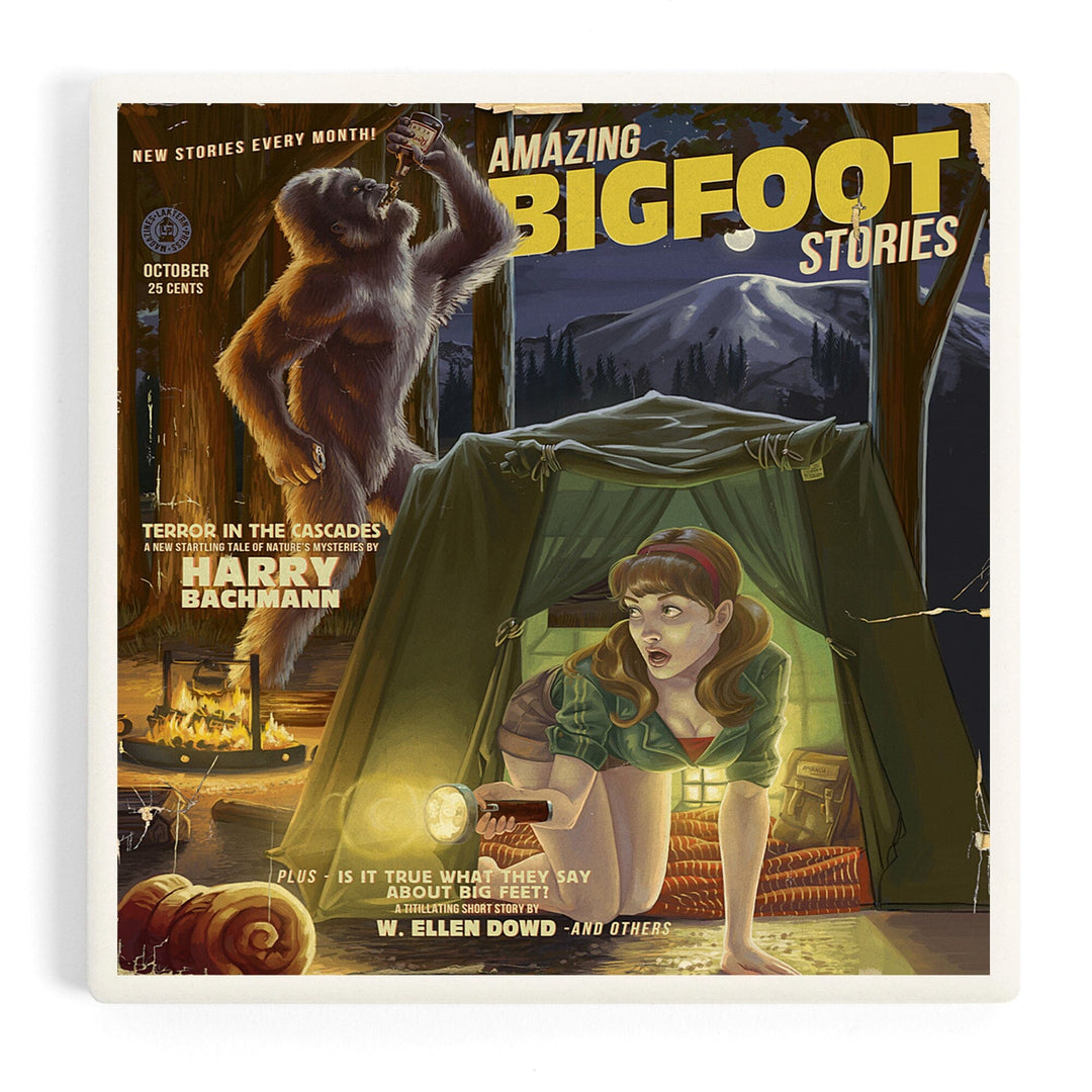 Amazing Bigfoot Stories, Coasters Coasters Lantern Press Coaster