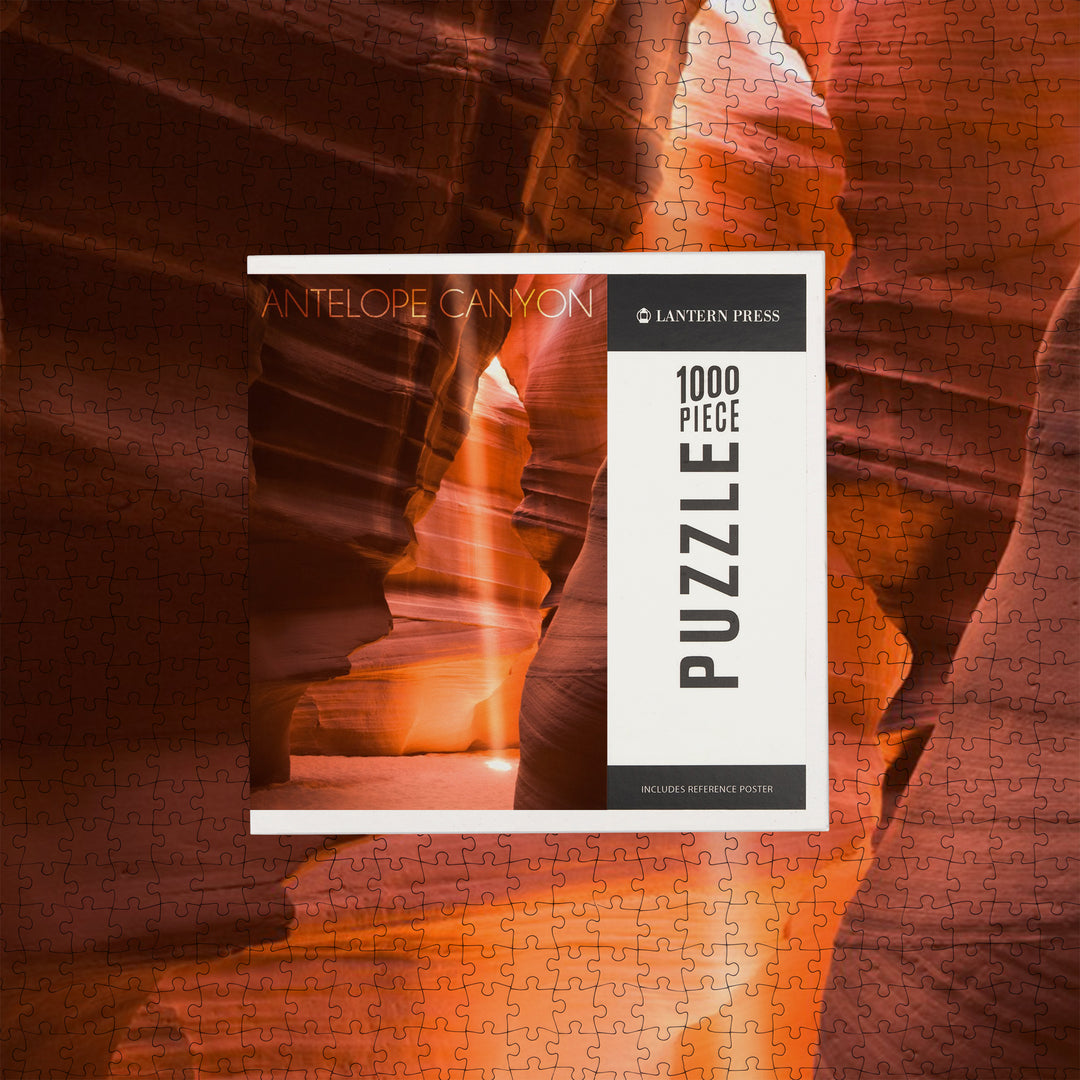 Antelope Canyon, Arizona, Jigsaw Puzzle Puzzle Lantern Press