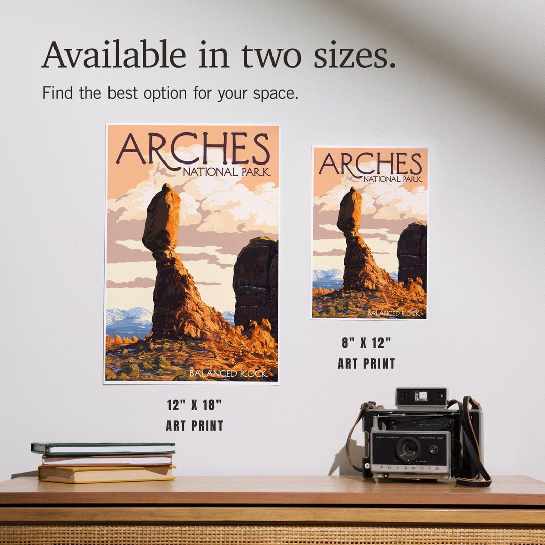Arches National Park, Utah, Balanced Rock, Art & Giclee Prints Art Lantern Press