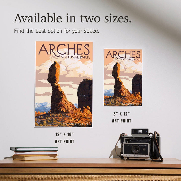 Arches National Park, Utah, Balanced Rock, Art & Giclee Prints Art Lantern Press