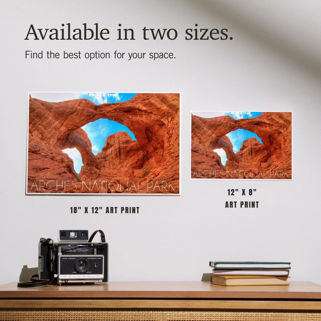 Arches National Park, Utah, Daytime Blue Sky, Art & Giclee Prints Art Lantern Press