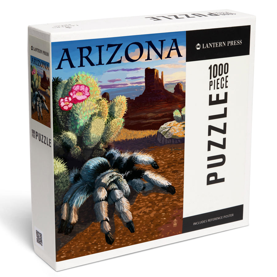 Arizona, Blond Tarantula, Jigsaw Puzzle Puzzle Lantern Press