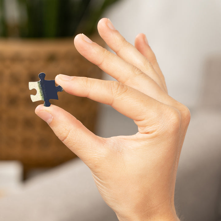 Arizona, Desert Scene, Lithograph, Jigsaw Puzzle Puzzle Lantern Press