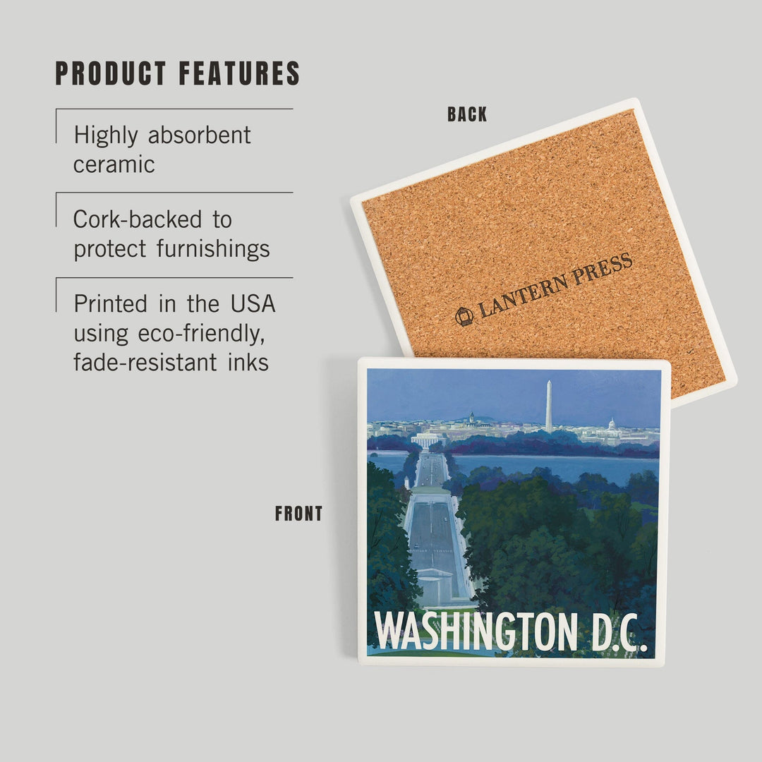 Arlington National Cemetery, Washington DC, Coasters Coasters Lantern Press