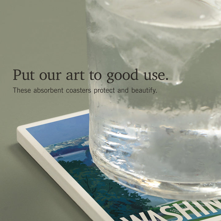 Arlington National Cemetery, Washington DC, Coasters Coasters Lantern Press