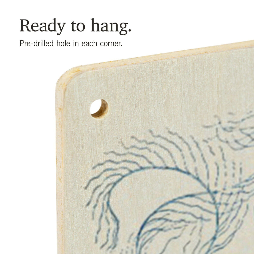 Art Forms of Nature, Ctenophorae, Ernst Haeckel Artwork, Wood Signs and Postcards Wood Lantern Press