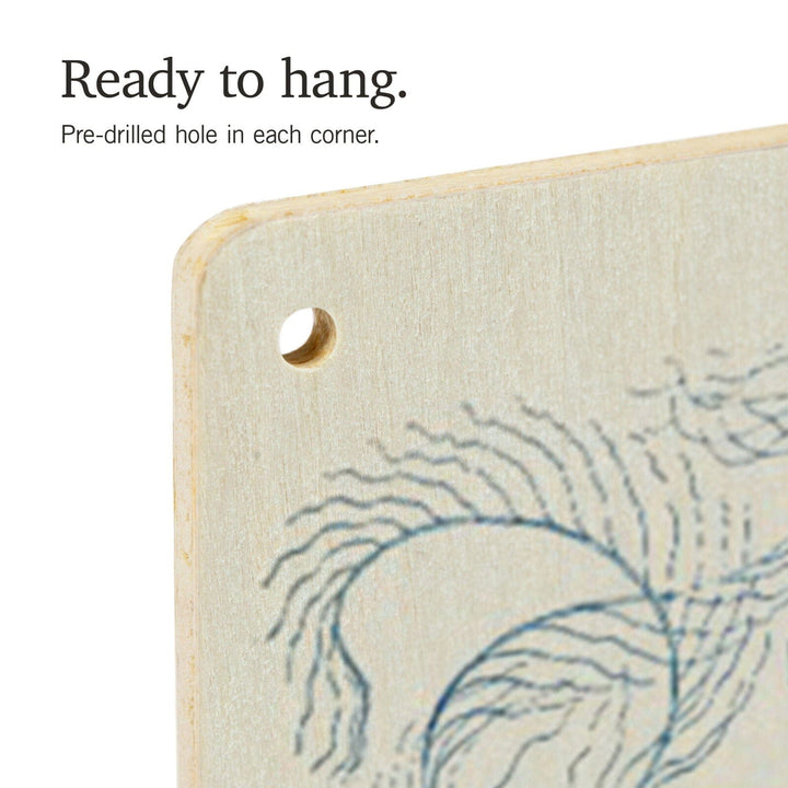 Art Forms of Nature, Ctenophorae, Ernst Haeckel Artwork, Wood Signs and Postcards Wood Lantern Press