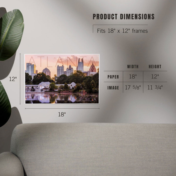 Atlanta, Georgia, Piedmont Park, Art & Giclee Prints Art Lantern Press