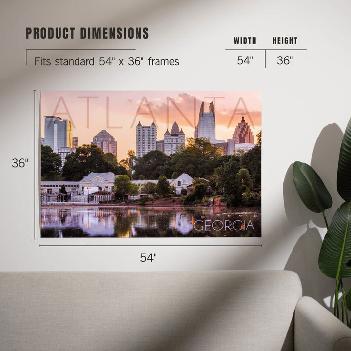 Atlanta, Georgia, Piedmont Park, Art & Giclee Prints Art Lantern Press