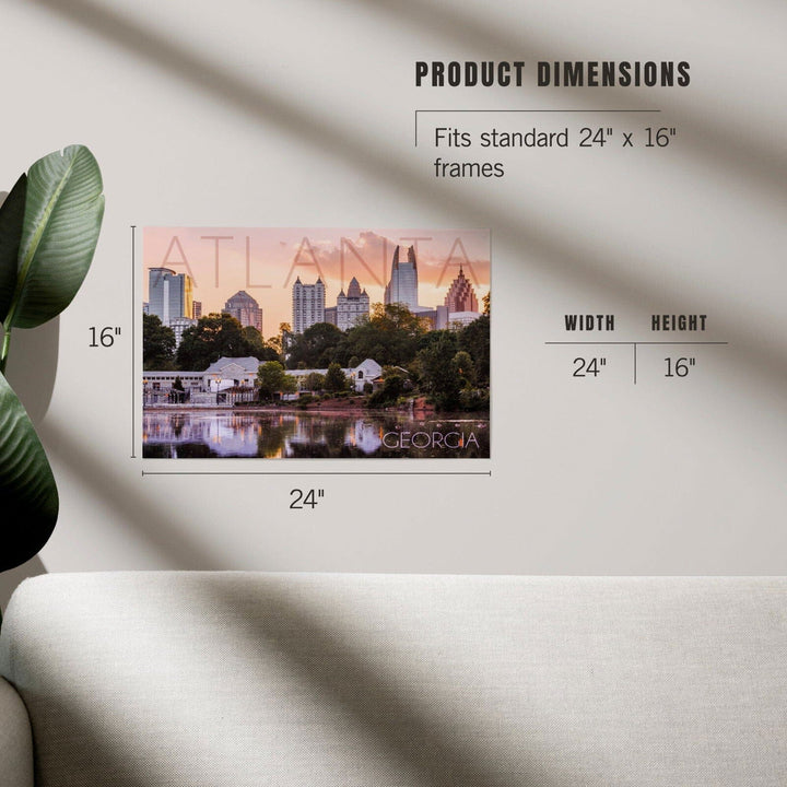 Atlanta, Georgia, Piedmont Park, Art & Giclee Prints Art Lantern Press