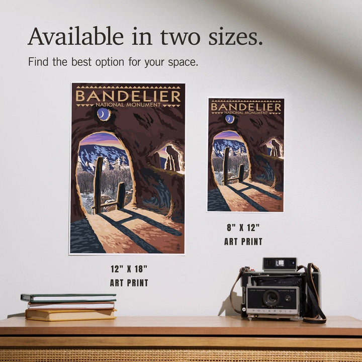 Bandelier National Monument, New Mexico, Twilight View, Art & Giclee Prints Art Lantern Press