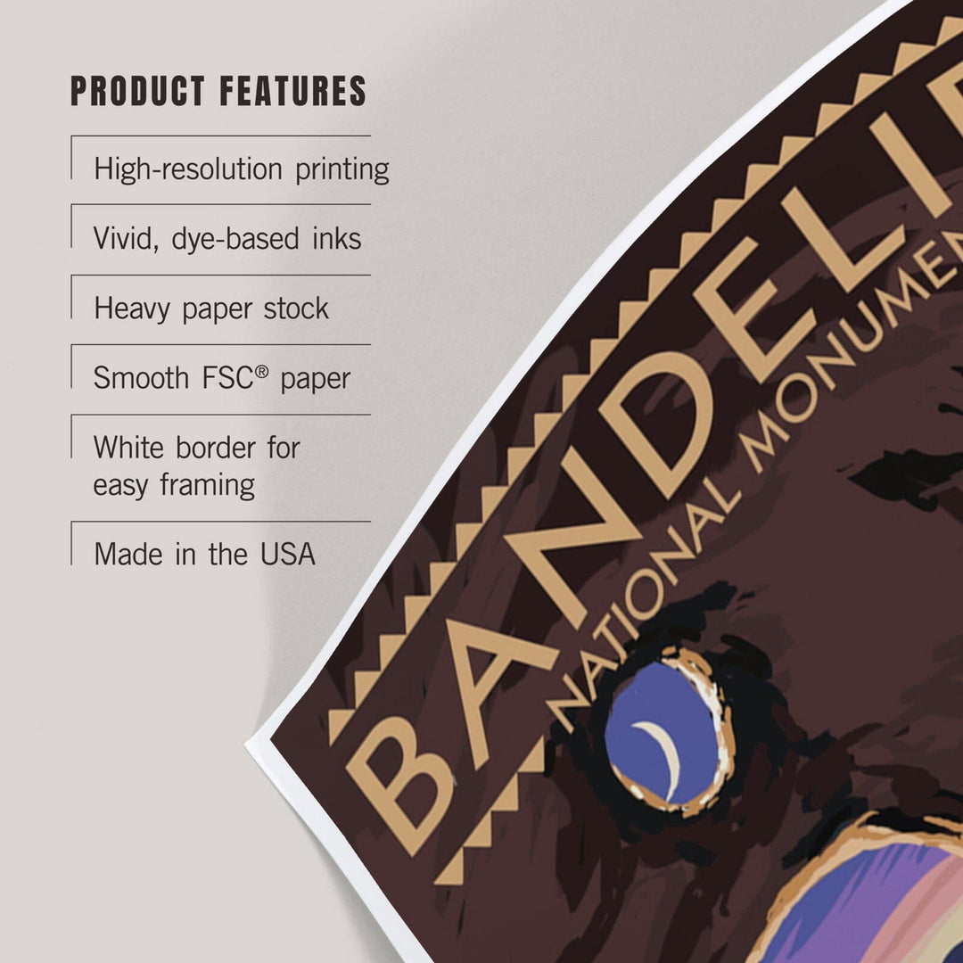 Bandelier National Monument, New Mexico, Twilight View, Art & Giclee Prints Art Lantern Press