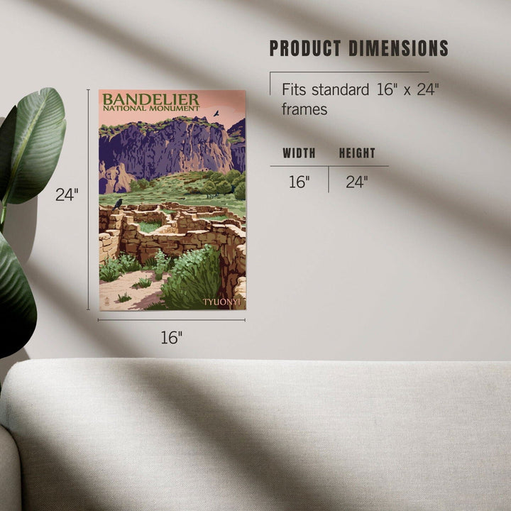 Bandelier National Monument, New Mexico, Tyuonyi, Art & Giclee Prints Art Lantern Press