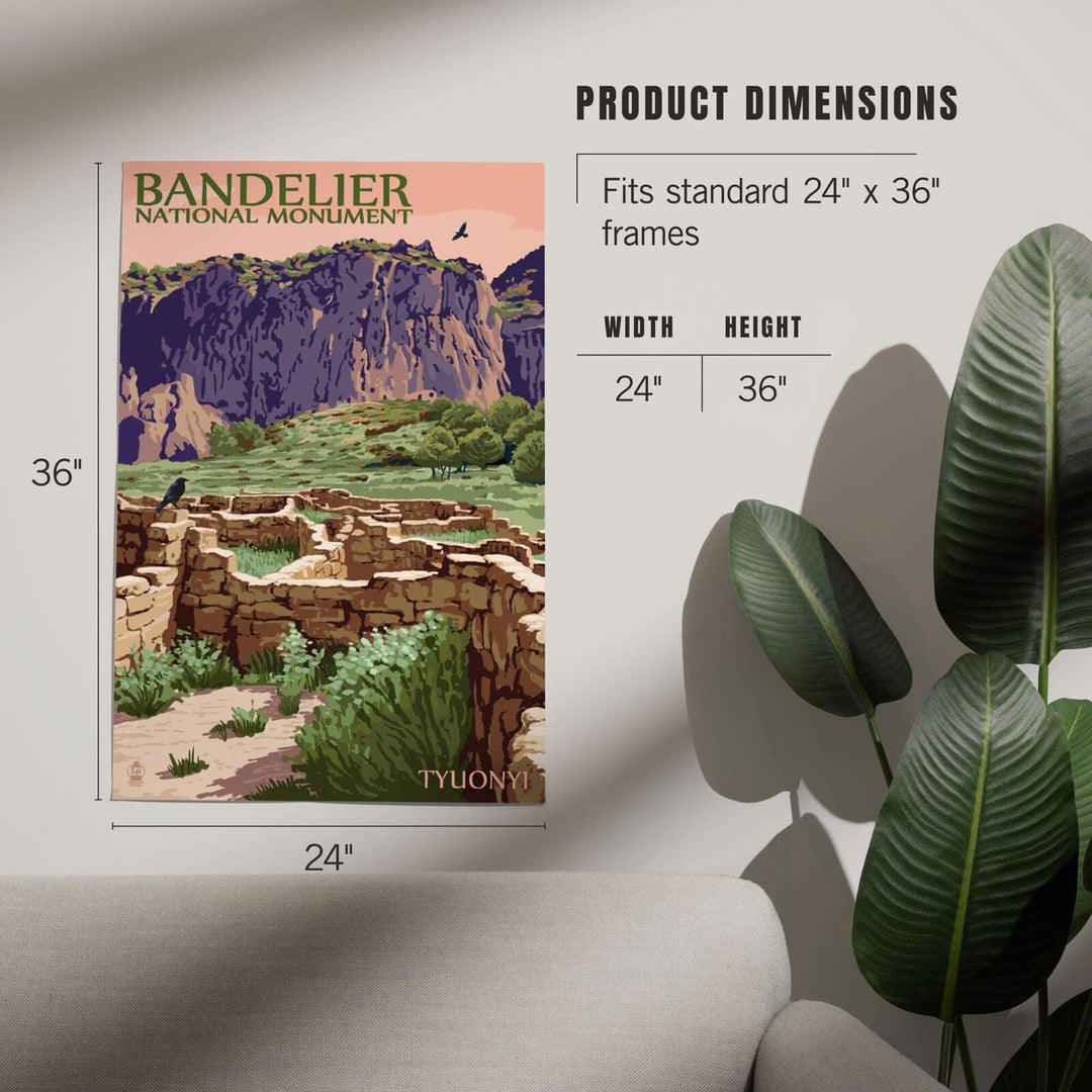 Bandelier National Monument, New Mexico, Tyuonyi, Art & Giclee Prints Art Lantern Press