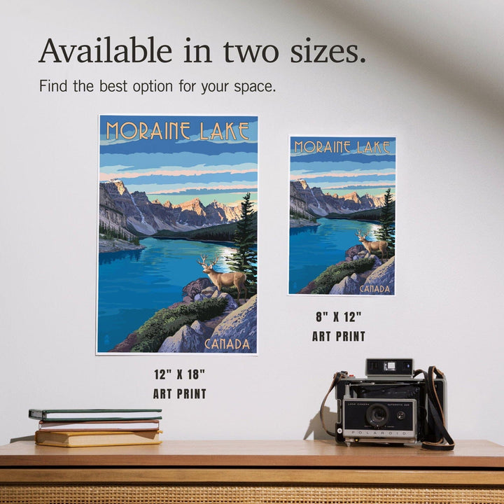 Banff, Alberta, Canada, Moraine Lake, Art & Giclee Prints Art Lantern Press