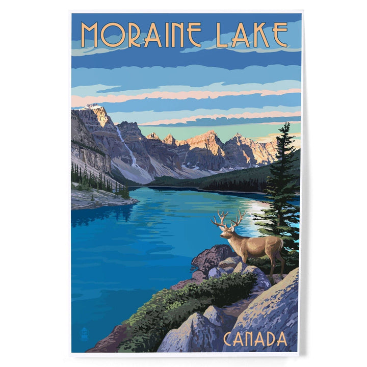 Banff, Alberta, Canada, Moraine Lake, Art & Giclee Prints Art Lantern Press