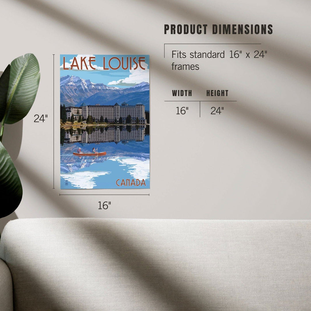 Banff, Canada, Lake Louise, Art & Giclee Prints Art Lantern Press