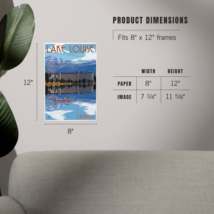 Banff, Canada, Lake Louise, Art & Giclee Prints Art Lantern Press