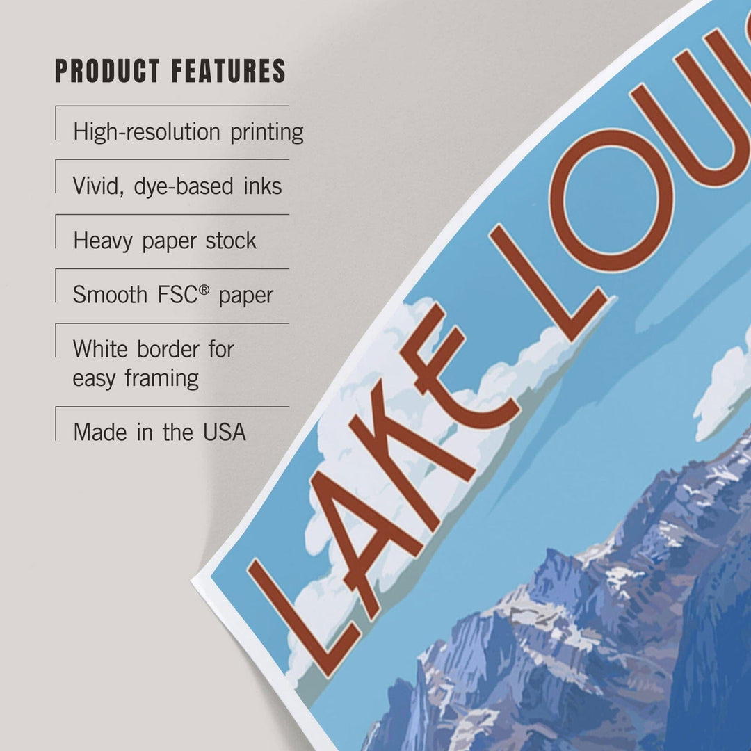 Banff, Canada, Lake Louise, Art & Giclee Prints Art Lantern Press