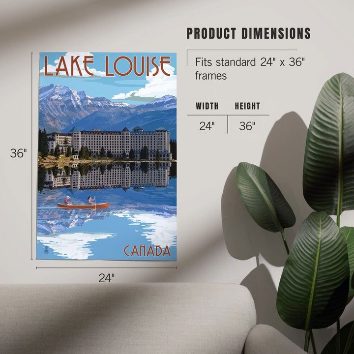 Banff, Canada, Lake Louise, Art & Giclee Prints Art Lantern Press