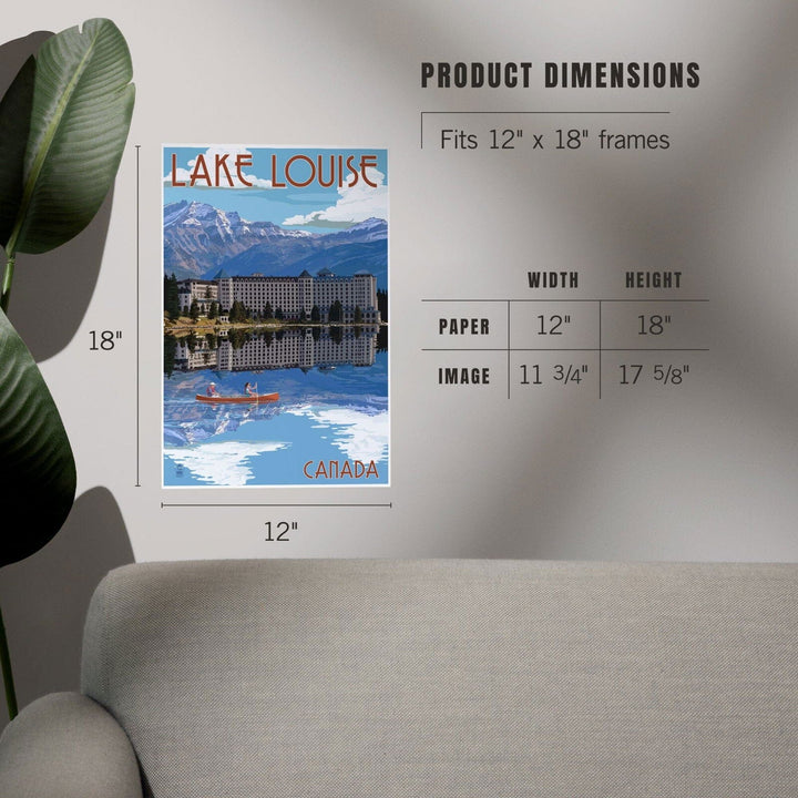 Banff, Canada, Lake Louise, Art & Giclee Prints Art Lantern Press