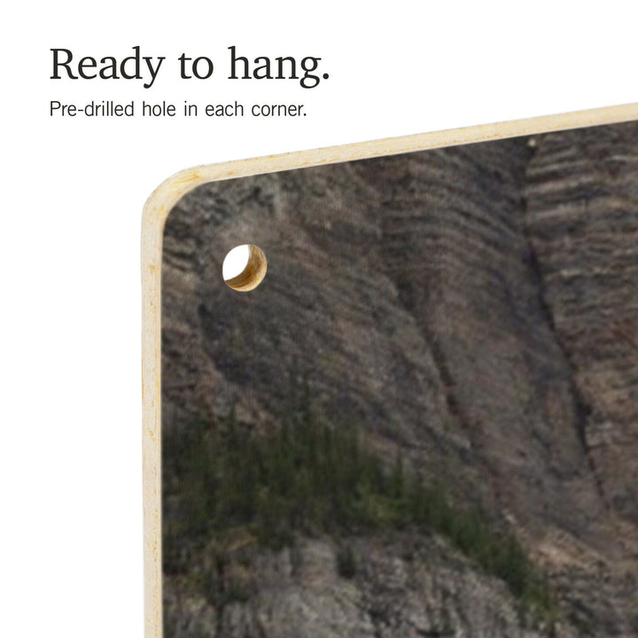 Banff, Canada, Moraine Lake and Canoes, Photography, Wood Signs and Postcards Wood Lantern Press