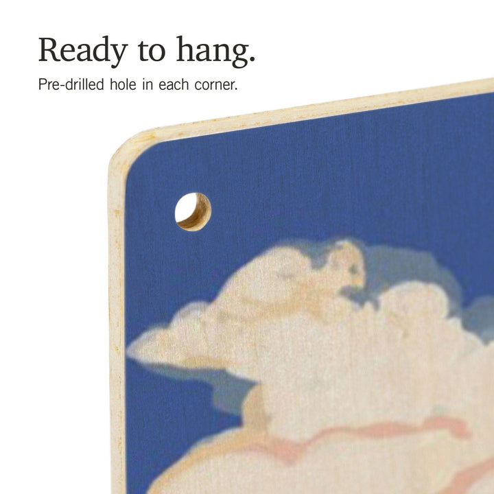 Bar Harbor, Maine, Bluenose II, Lantern Press Artwork, Wood Signs and Postcards Wood Lantern Press