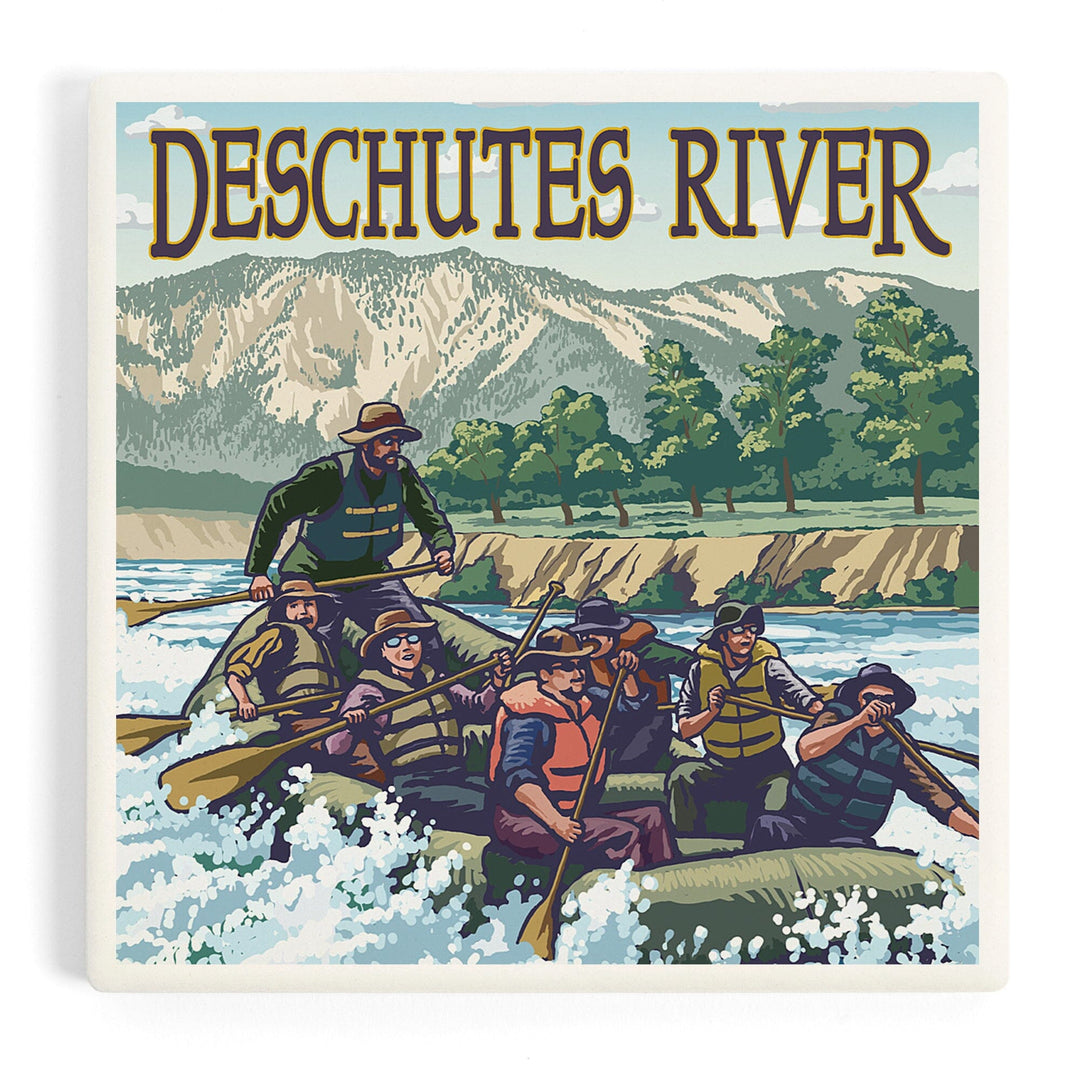 Bend, Oregon, Deschutes River Rafting, Coasters Coasters Lantern Press