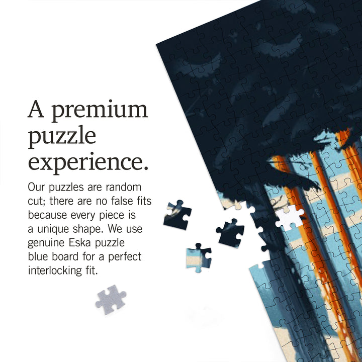 Better on Foot, Snowshoeing,, Jigsaw Puzzle Puzzle Lantern Press