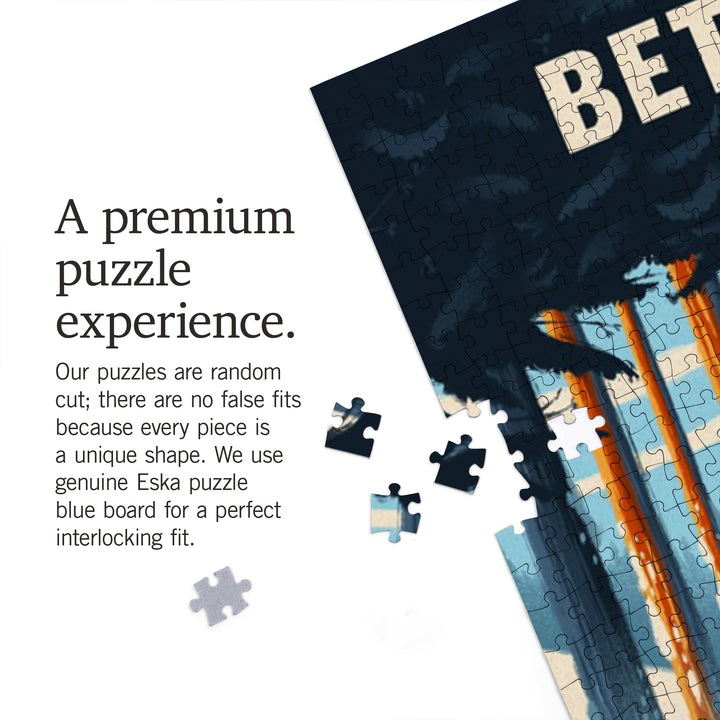 Better on Foot, Snowshoeing, Sentiment, Jigsaw Puzzle Puzzle Lantern Press