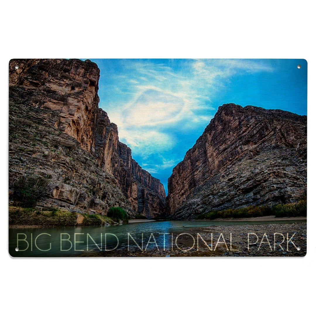 Big Bend National Park, Texas, Rio Grande River, Lantern Press Photography, Wood Signs and Postcards Wood Lantern Press