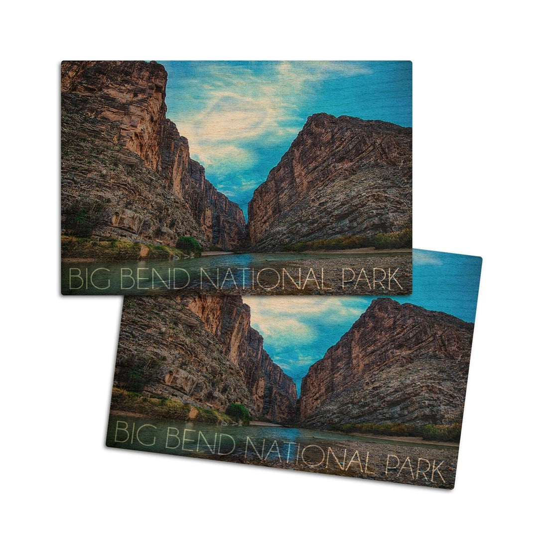 Big Bend National Park, Texas, Rio Grande River, Lantern Press Photography, Wood Signs and Postcards Wood Lantern Press