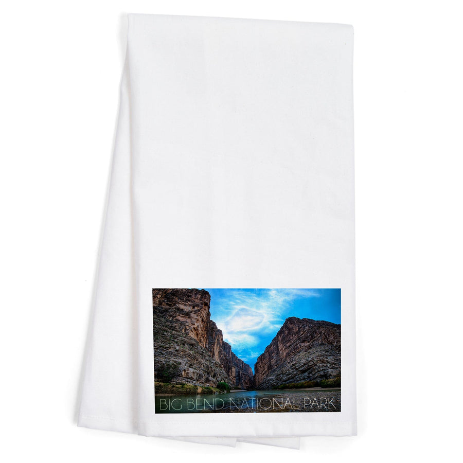 Big Bend National Park, Texas, Rio Grande River, Organic Cotton Kitchen Tea Towels Kitchen Lantern Press 