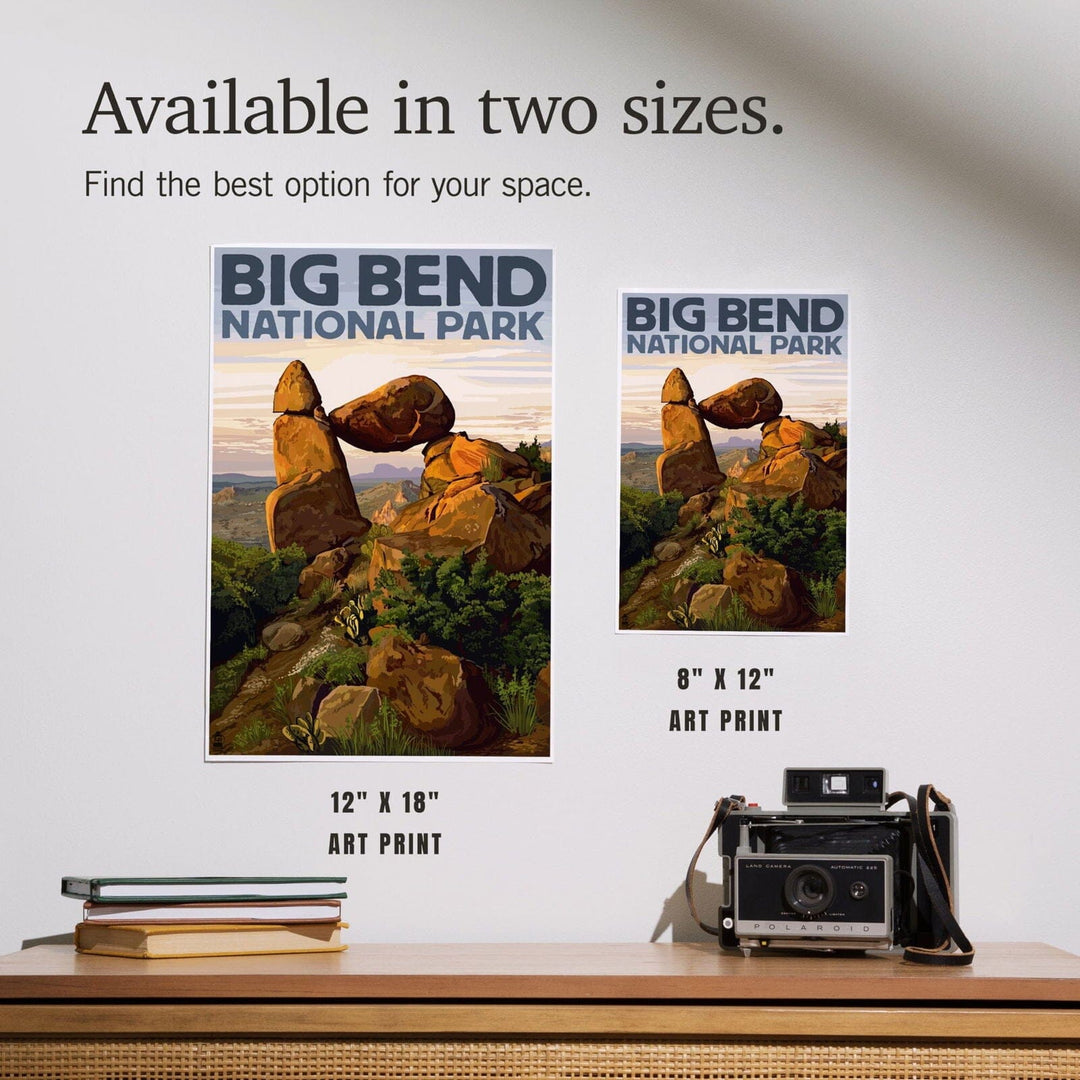 Big Bend National Park, Texas, Rock Formation, Art & Giclee Prints Art Lantern Press