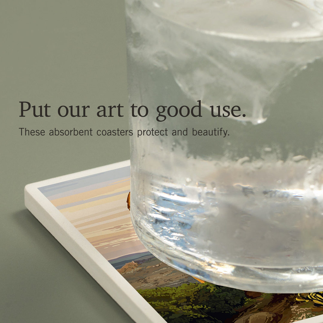 Big Bend National Park, Texas, Rock Formation, Coasters Coasters Lantern Press