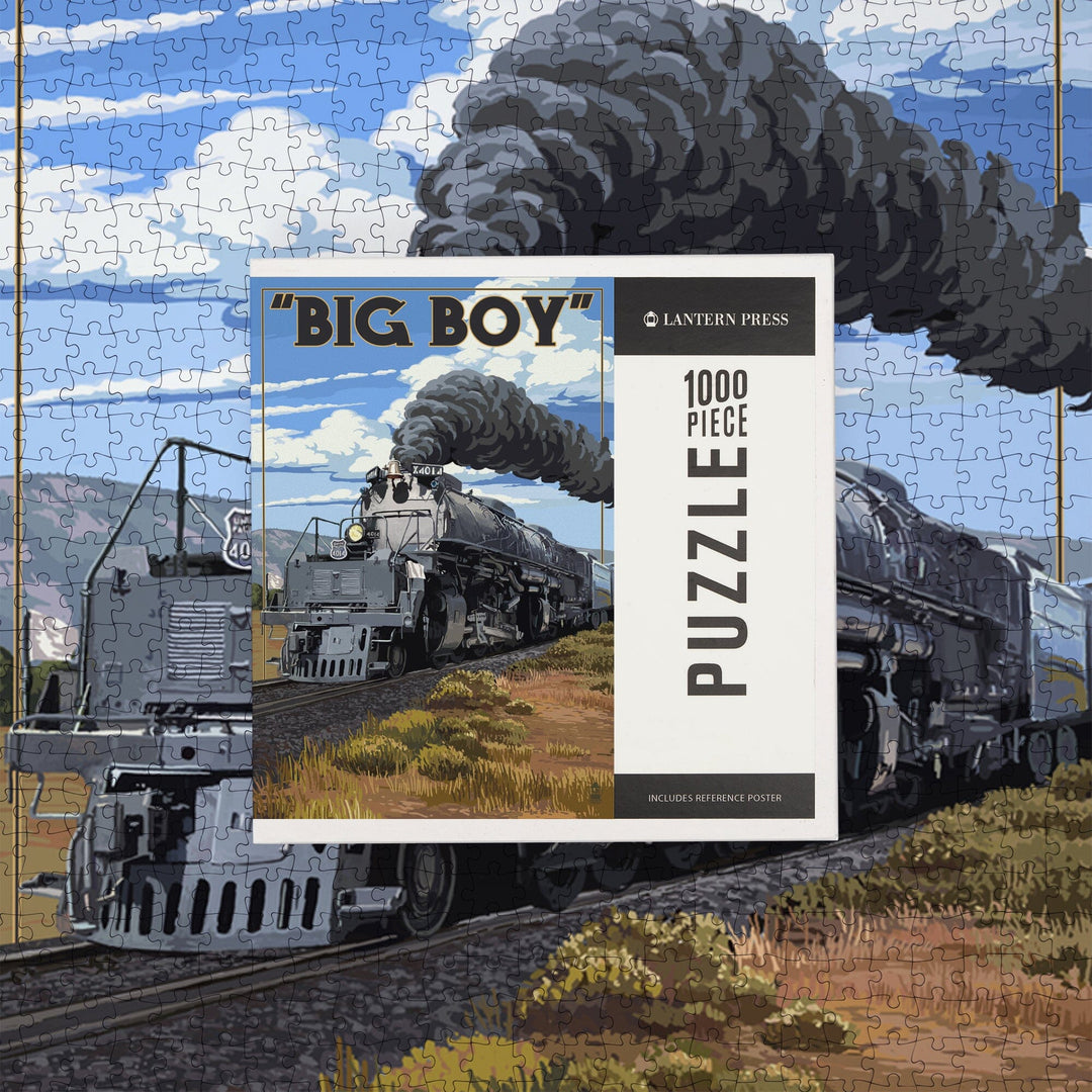 Big Boy Steam Engine 4014, Jigsaw Puzzle Puzzle Lantern Press 