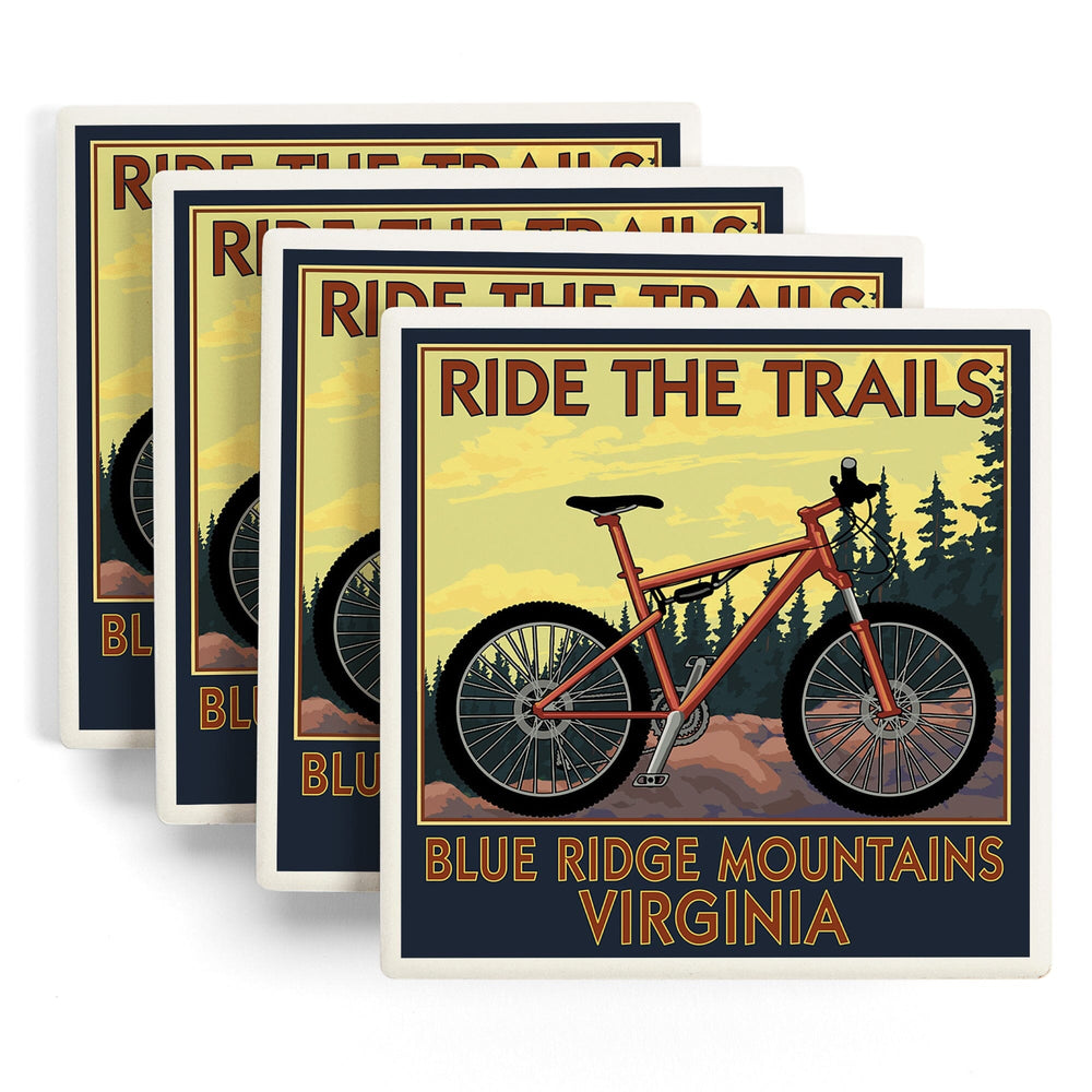 Blue Ridge Mountains, Virginia, Ride the Trails, Coasters Coasters Lantern Press