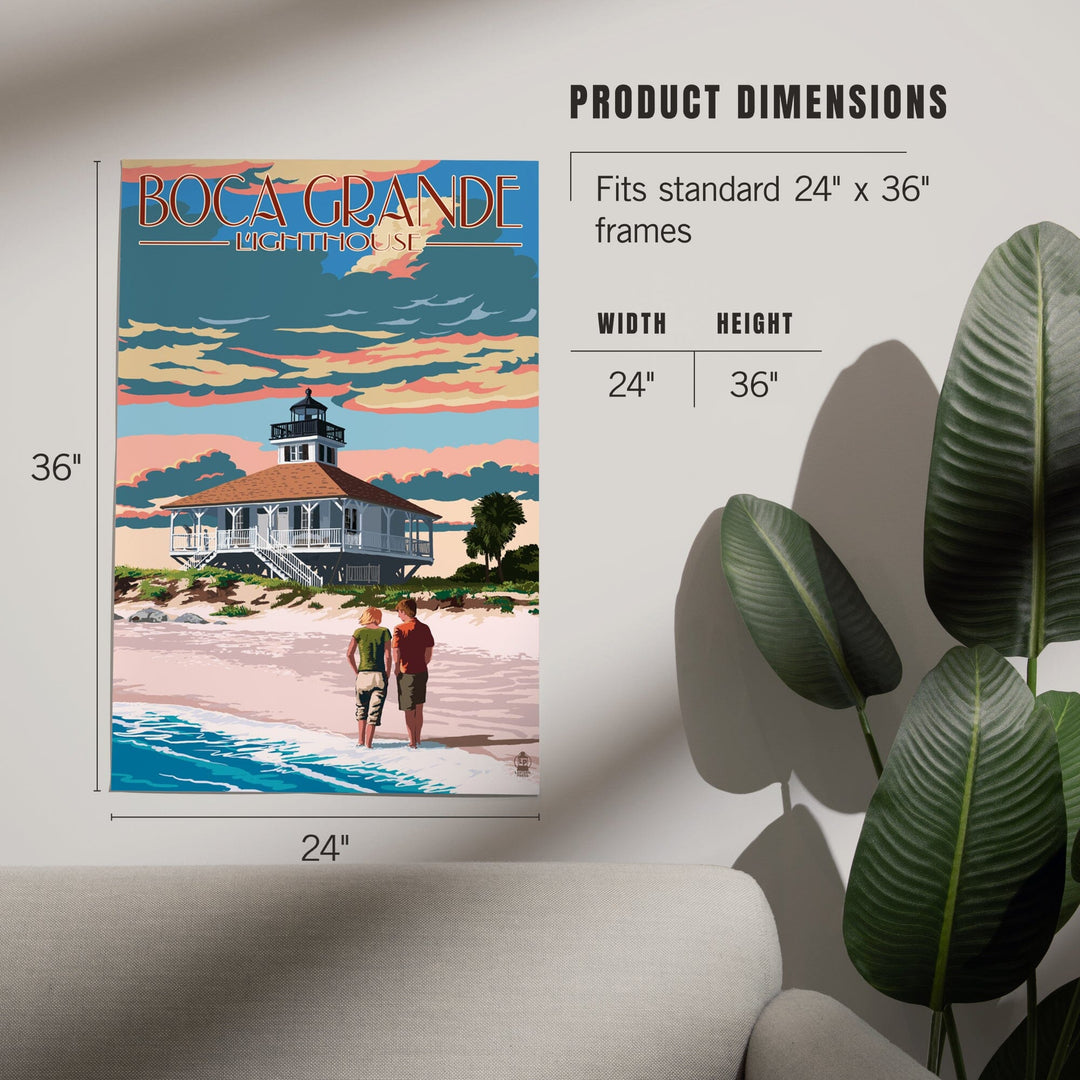 Boca Grande, Florida, Lighthouse, Art & Giclee Prints - Lantern Press