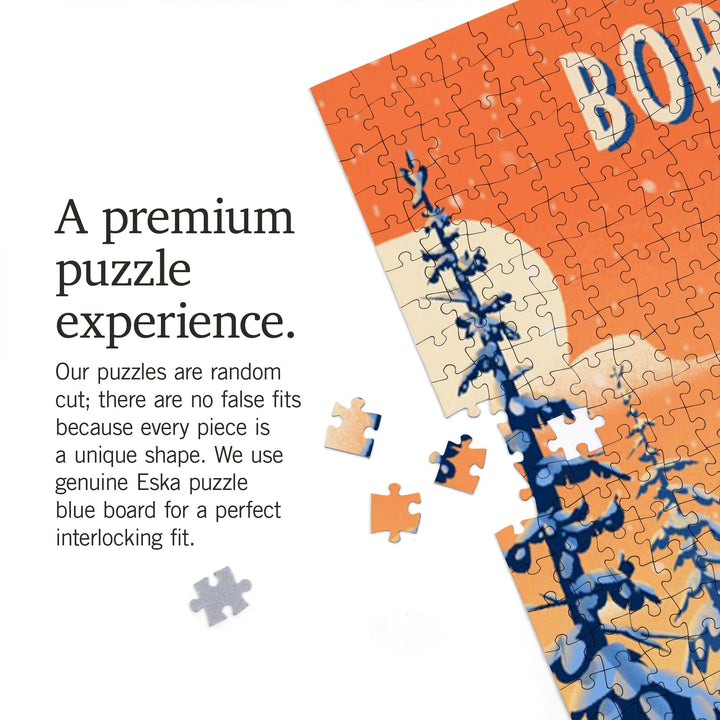 Born to Braaap!, Snowmobile, Jigsaw Puzzle Puzzle Lantern Press