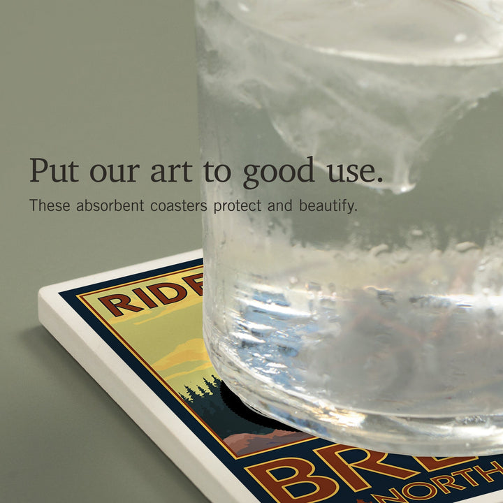 Brevard, North Carolina, Ride the Trails Bicycle, Coasters Coasters Lantern Press